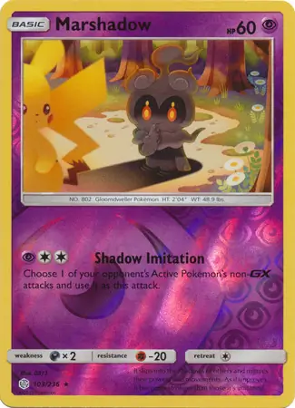 Marshadow Reverse Holo 103 Normal