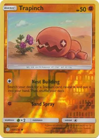 Trapinch Reverse Holo 107 Normal