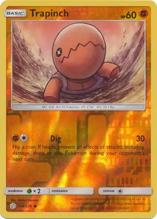 Trapinch Reverse Holo 108 Normal