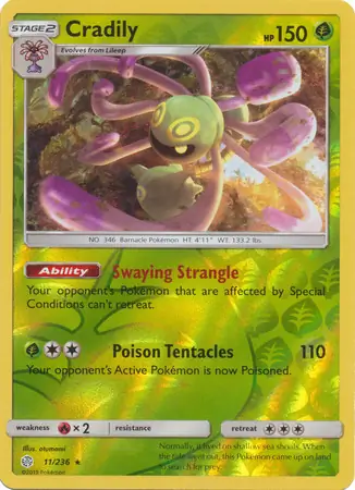 Cradily Reverse Holo 11