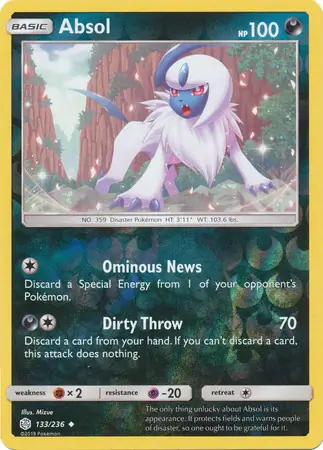 Absol Reverse Holo 133 Normal