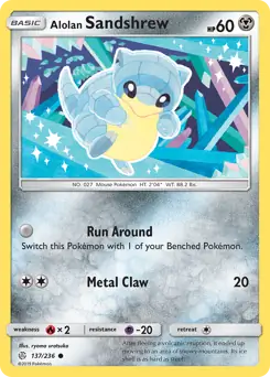 Alolan Sandshrew 137 Normal