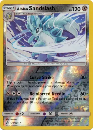 Alolan Sandslash Reverse Holo 138 Normal