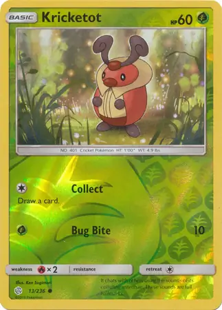 Kricketot Reverse Holo 13 Normal