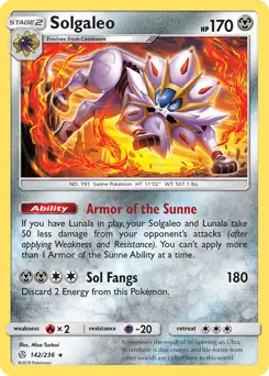 Solgaleo 142 Normal