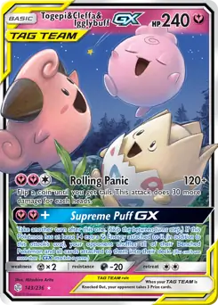 Togepi & Cleffa & Igglybuff GX 143 Normal