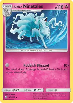 Alolan Ninetales 145 Normal