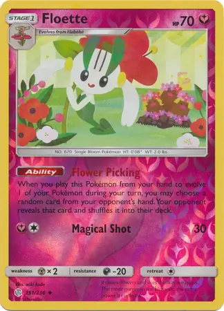 Floette Reverse Holo 151 Normal