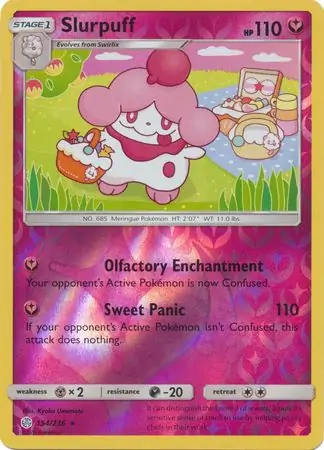 Slurpuff Reverse Holo 154 Normal