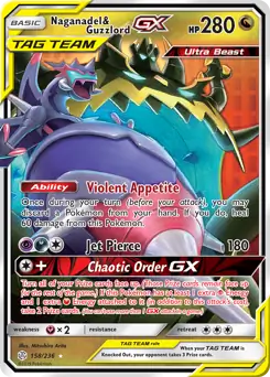 Naganadel & Guzzlord GX 158 Normal