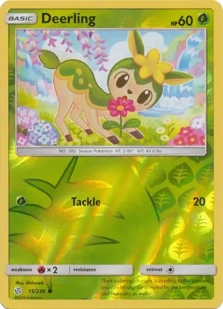 Deerling Reverse Holo 15 Normal