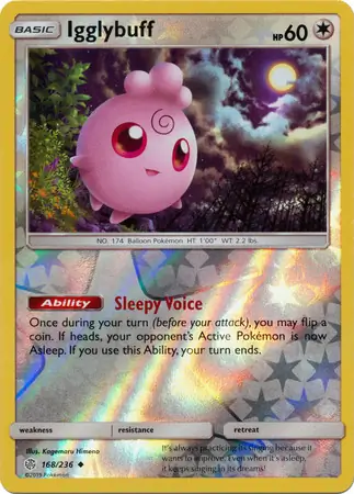 Igglybuff Reverse Holo 168 Normal
