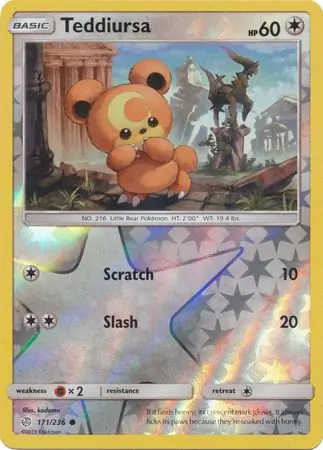 Teddiursa Reverse Holo 171
