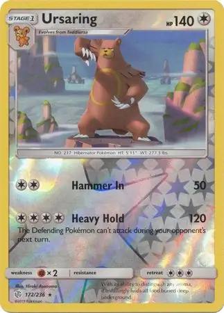 Ursaring Reverse Holo 172 Normal