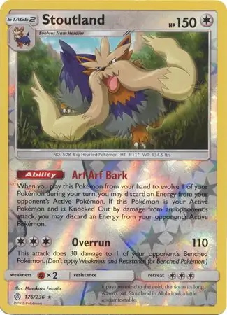 Stoutland Reverse Holo 176 Normal