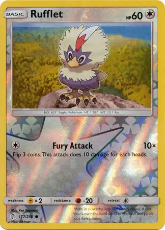 Rufflet Reverse Holo 177 Normal