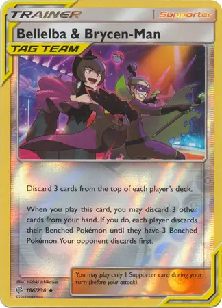 Bellelba & Brycen-Man Reverse Holo 186 Normal