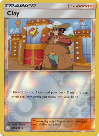 Clay Reverse Holo 188 Normal