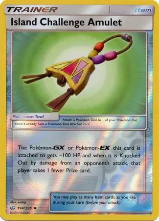 Island Challenge Amulet Reverse Holo 194 Normal