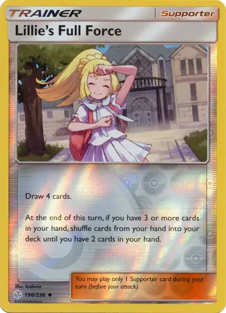 Lillie's Full Force Reverse Holo 196