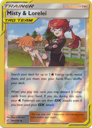 Misty & Lorelei Reverse Holo 199 Normal