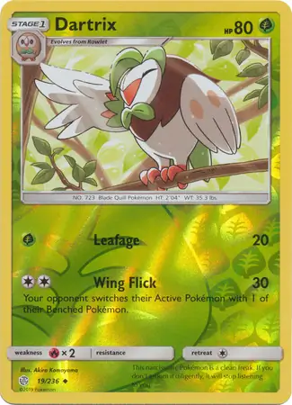 Dartrix Reverse Holo 19 Normal