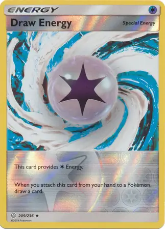 Draw Energy Reverse Holo 209 Normal