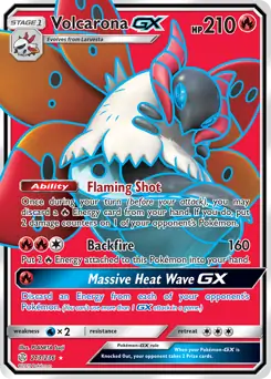 Full Art Volcarona GX 213 Normal