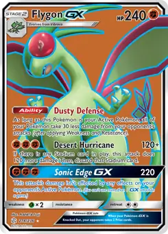 Full Art Flygon GX 218 Normal