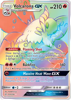 Volcarona GX Secret 252 Normal