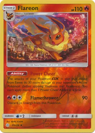 Flareon Reverse Holo 25 Normal