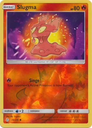 Slugma Reverse Holo 26 Normal