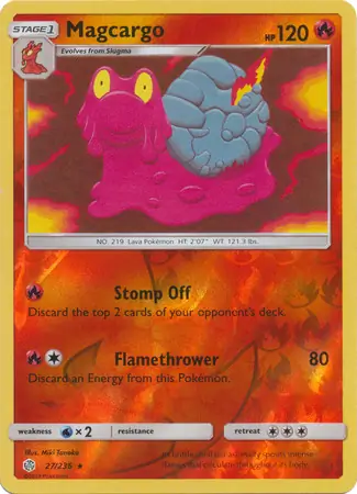Magcargo Reverse Holo 27 Normal