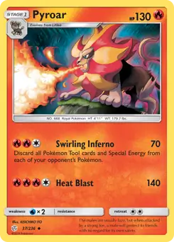 Pyroar 37 Normal