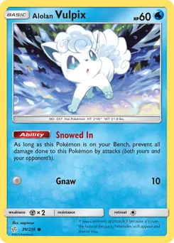 Alolan Vulpix 39 Normal