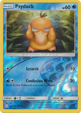 Psyduck Reverse Holo 40 Normal