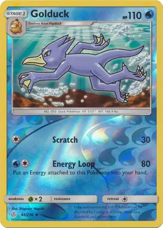 Golduck Reverse Holo 41 Normal