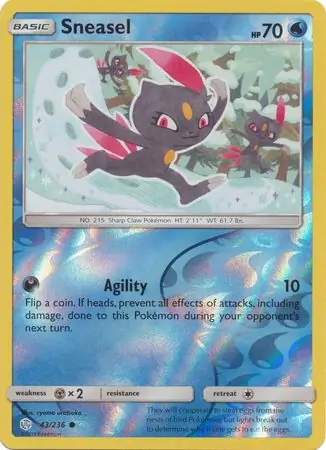 Sneasel Reverse Holo 43 Normal