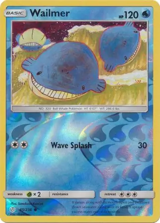 Wailmer Reverse Holo 45 Normal