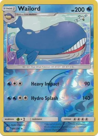 Wailord Reverse Holo 46