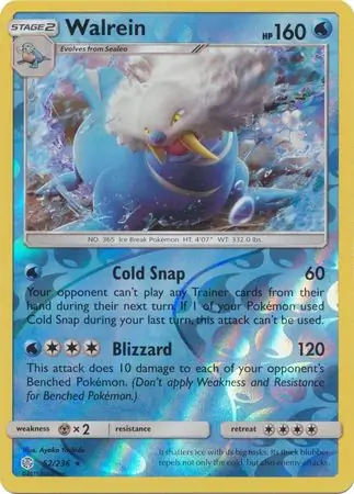 Walrein Reverse Holo 52 Normal