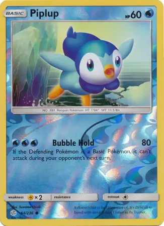 Piplup Reverse Holo 54 Normal