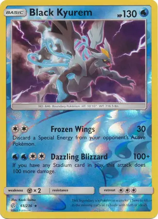 Black Kyurem Reverse Holo 61 Normal