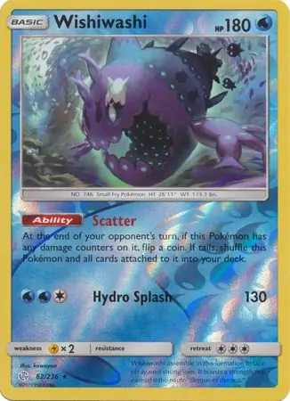 Wishiwashi Reverse Holo 62