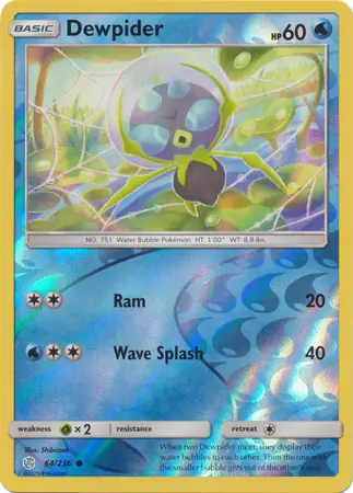 Dewpider Reverse Holo 64 Normal