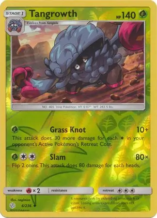 Tangrowth Reverse Holo 6