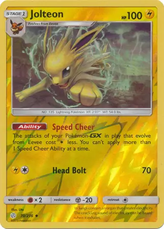 Jolteon Reverse Holo 70 Normal