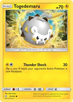 Togedemaru 74 Normal