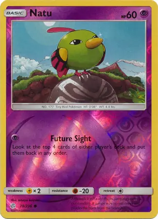 Natu Reverse Holo 78 Normal