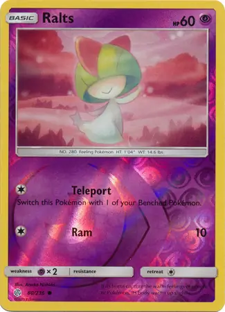 Ralts Reverse Holo 80 Normal